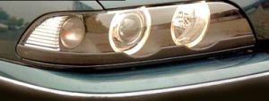 Headlamp trim.