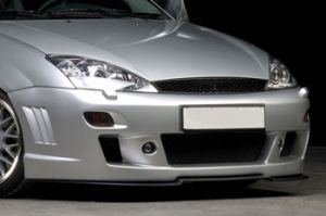 The front bumper, Rieger style.