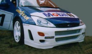 The front bumper, WRC.