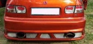 Rear bumper.