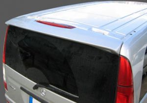 Spoiler above the rear glass.