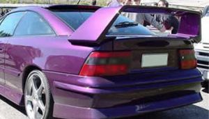 Rear spoiler damgio, style Rieger, Catania high.