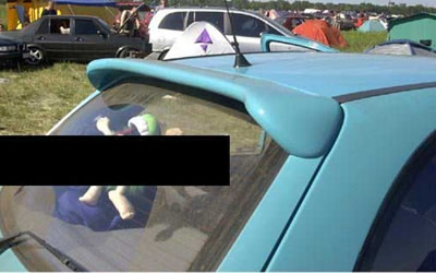 Opel Corsa B spoiler