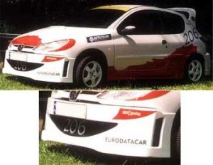 Priekinis bamperis WRC.