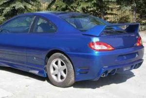 Boot lid spoiler floor coupe.