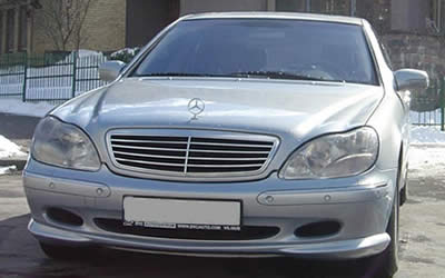 Priekinis Suzeminimas AMG style