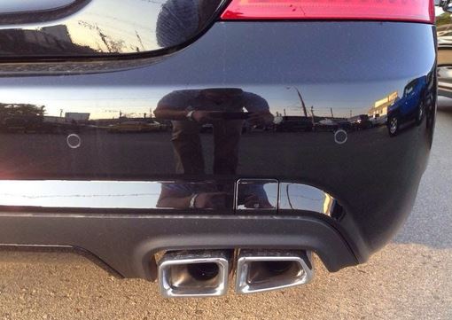 AMG muffler ends