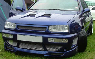 The front bumper.