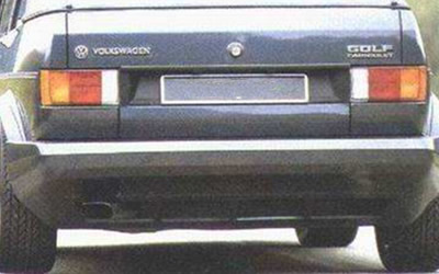 VW Golf1 galinis buferis